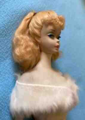 Mattel 1960 Vintage #850 "PONYTAIL BARBIE #3" wearing "Enchanted Evening Gown"