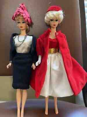 COMMUTER SET BARBIE DOLL 1998 VINTAGE REPRO LIMITED EDITION MATTEL 2 Dolls