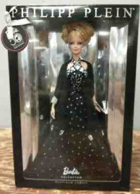 PHILIPP PLEIN Designer Dress PLATINUM Label Barbie Collector Doll NEW Rare FAO