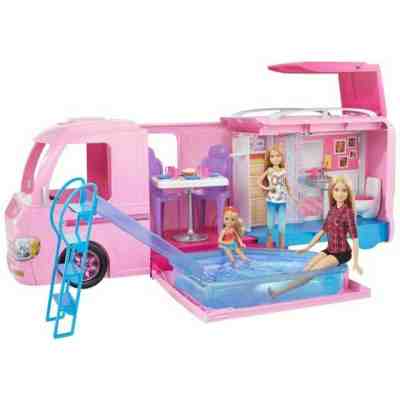 Barbie DreamCamper Adventure Camping Playset with Accessories Christmas Girl New