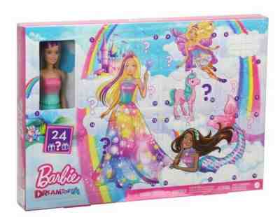 Barbie Dreamtopia Advent Calendar Christmas Countdown Doll Fairytale IN HAND