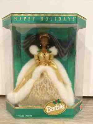 1994 Happy Holidays Barbie Doll Special Edition Mattel 12156 African American