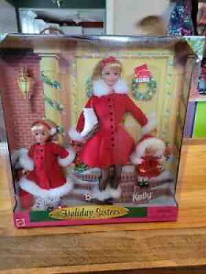 1999 Barbie Stacie Kelly "Holiday Sisters" Gift Set Mattel #23617 Christmas