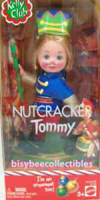 LFoK XMAS NUTCRACKER TOMMY Doll B1348 Barbie KELLY Club Tree Ornament 2003 NRFB