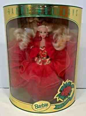 Barbie Doll Happy Holidays Special Edition Christmas 1993 Mattel Never Opened