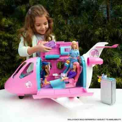 Barbie Airplane Play Set Plane Jet Toy Vehicle For Dolls Girls Toys Vacation Dog