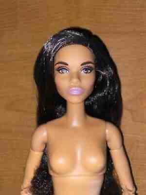 2016 Holiday Barbie AA blue mtm body Claudette Head Sculpt
