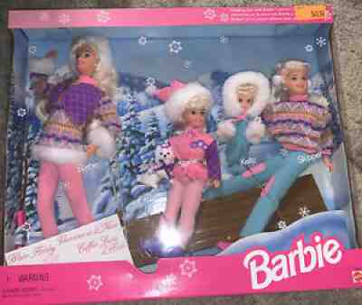 Winter Holiday Barbie Gift Set 1995