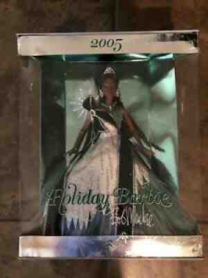 RARE Emerald Dress 2005 Holiday Barbie Bob Mackie Mattel H9648 STUNNING