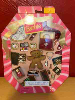 Mattel Barbie Special Collection Holiday Presents Giftset #20203 Vintage 1998