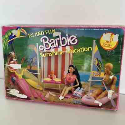 Vintage ARCO BARBIE 1987 Island Fun Sunshine Vacation Beach Toy No. 7946 Boxed