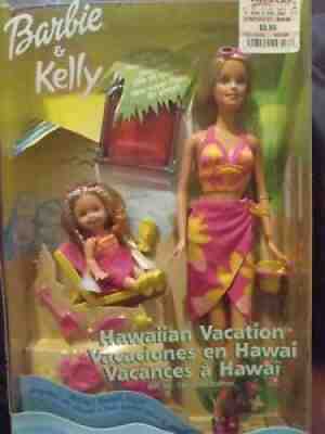 1980s NRFB Mattel Barbie & Kelly Hawaiian Vacation Special Edition Set