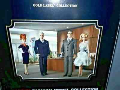 ALL FOUR BFMC GOLD LABEL SILKSTONE "MAD MEN" BARBIE DOLLS 2011
