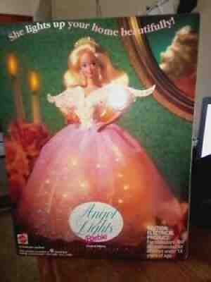 Mattel #10610 Angel Lights Barbie Holiday Tree Topper. Vintage 1992. NRFB. Gift!