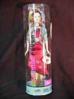 RARE BARBIE FASHION FEVER DREW NEW IN BOX RED DRESS H0665 H0644