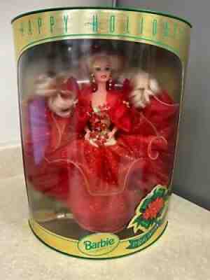 Barbie Doll Happy Holidays Special Edition Christmas 1993 Mattel Never Opened