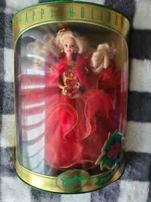 Happy Holidays Special Edition 1993 Barbie Doll NIB No. 10824 Christmas Vintage