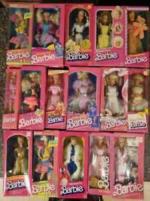Barbie Mattel Huge LOT of 16 1980-1990 Fabulous Golden Dream PLEASE READ