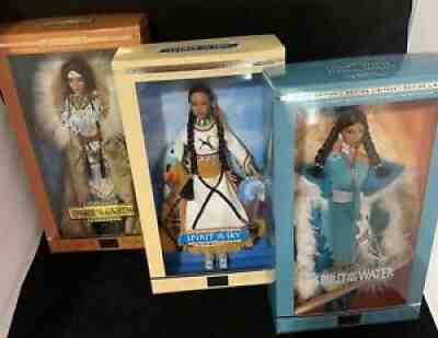 Spirit Of The Sky, Earth And Water Barbie (3 Dolls) NIB NRFB