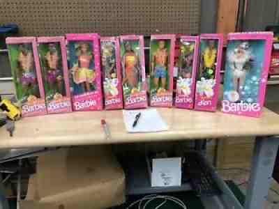 Barbie doll Mixed Lot. Majority Original Packaging. 202 Items Total