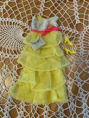 Barbie #1585 FABULOUS FORMAL Sears Exclusive DRESS, Bag , Shoes AND HTF EARRINGS