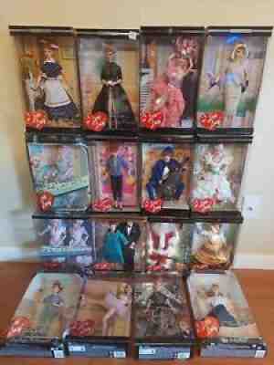 I Love Lucy Ricky Barbie Doll Collection, LOT OF 16 NEW NRFB Mint