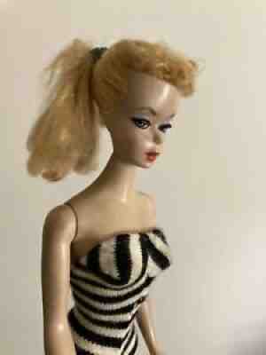 1959 Vintage #2 Blonde Ponytail Barbie
