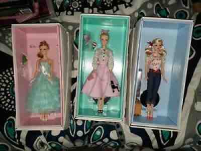 Barbie Willows WI Set of 3 - NRFB w/shippers (Cherry Pie, Soda Shop, Homecoming)