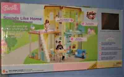 Mattel 2004 Barbie Happy Family Working Smart House w/ BOX & 3 KIDS EXCELLENT!