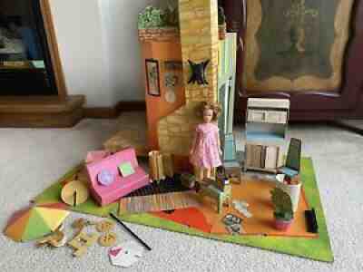 VERY RARE Vintage 1963 Tressy Barbie Penthouse Playset Dreamhouse Dollhouse