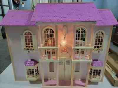 RARE HTF Barbie Magical Mansion - Furnished - Sweet Roses - Shipping Available!