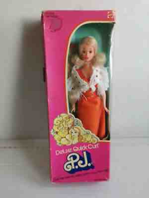 Vintage Deluxe Quick Curl P.J. Barbie Steffie European PJ 11.5" Doll 1975 Mattel