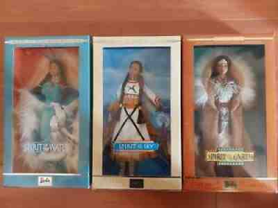 Spirit Of The Sky, Earth And Water Barbie (3 Dolls) NIB NRFB