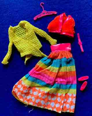 Vintage Barbie 1968 Fashion Flying Colors. Complete Clean 