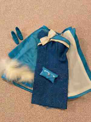 HTF BARBIE BEAUTIFUL BLUES #3303 Sears exclusive Dress Jacket And Purse!