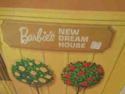 BARBIE'S MATTEL CARDBOARD FOLD UP DREAM DOLL HOUSE 1963