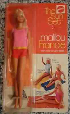Vintage Barbie MALIBU FRANCIE DOLL No. 1068 - The Sun Set 1970 MATTEL NRFP