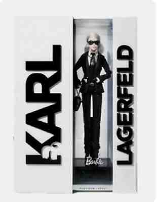 MIB 2014 KARL LAGERFELD Platinum Label BARBIE Collector Doll #973 of 999 RARE KL