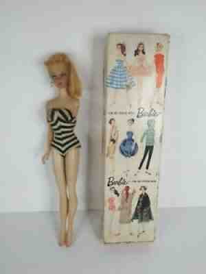 Vintage Blonde Ponytail Barbie Doll with box JAPAN 1959 pls look at pics