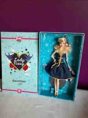 2016 fabulous 40's spanish Convention barbie doll lady navy by ninamorgue