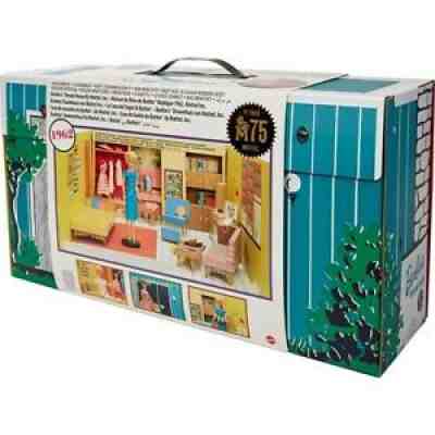 Mattel 2020 Platinum Label Barbie Repro Dream House, Doll, Fashion Shipper NEW