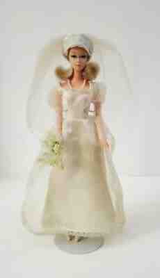 Vintage Barbie Beautiful Bride DSS 1976 Mod TNT Flip Hair Blonde #9599 OO