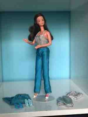 VINTAGE 1977 FASHION PHOTO PJ DOLL VHTF RARE BRUNETTE BARBIE