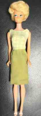 Vintage Barbie Side PartÂ  Platinum Blonde Bubble in Lunch Date Pak 1966 NM