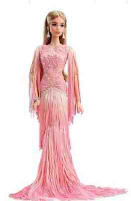 Blush Fringed Gown Barbie Platinum Label BFC Collection NRFB