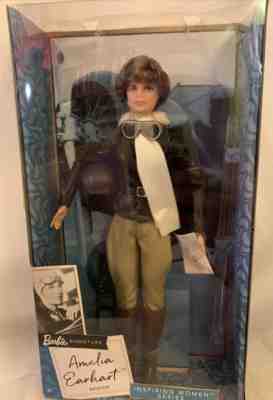 Amelia Earhart Aviator Barbie Signature- Inspiring Women Series MIB Mattel 2017