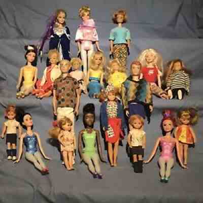 Vintage Barbie Doll lot - Barbie, Ken, & most of their friends! Plus accessories