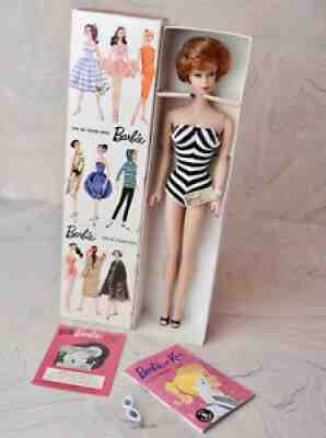 1st Edition Vintage Barbie Bubblecut Titan Redhead w Box Tag Sealed Booklet MINT