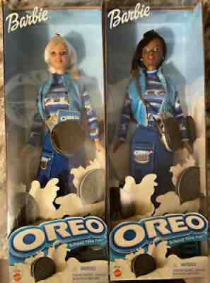 Barbie Oreo School Time Fun Two Doll Set Caucasian And African American