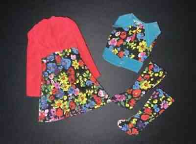 MINTY~Original Vintage 1972 Barbie Poodle Doodles #1061 Put- Ons Nâ?? Pets Outfit